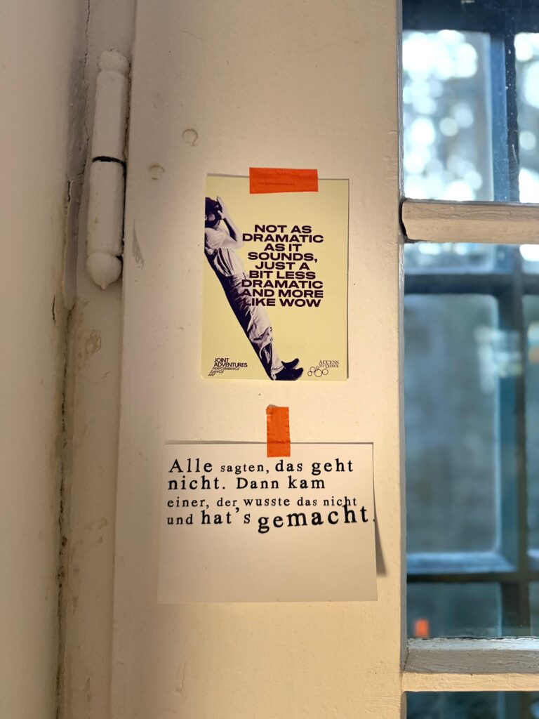 On the walls
